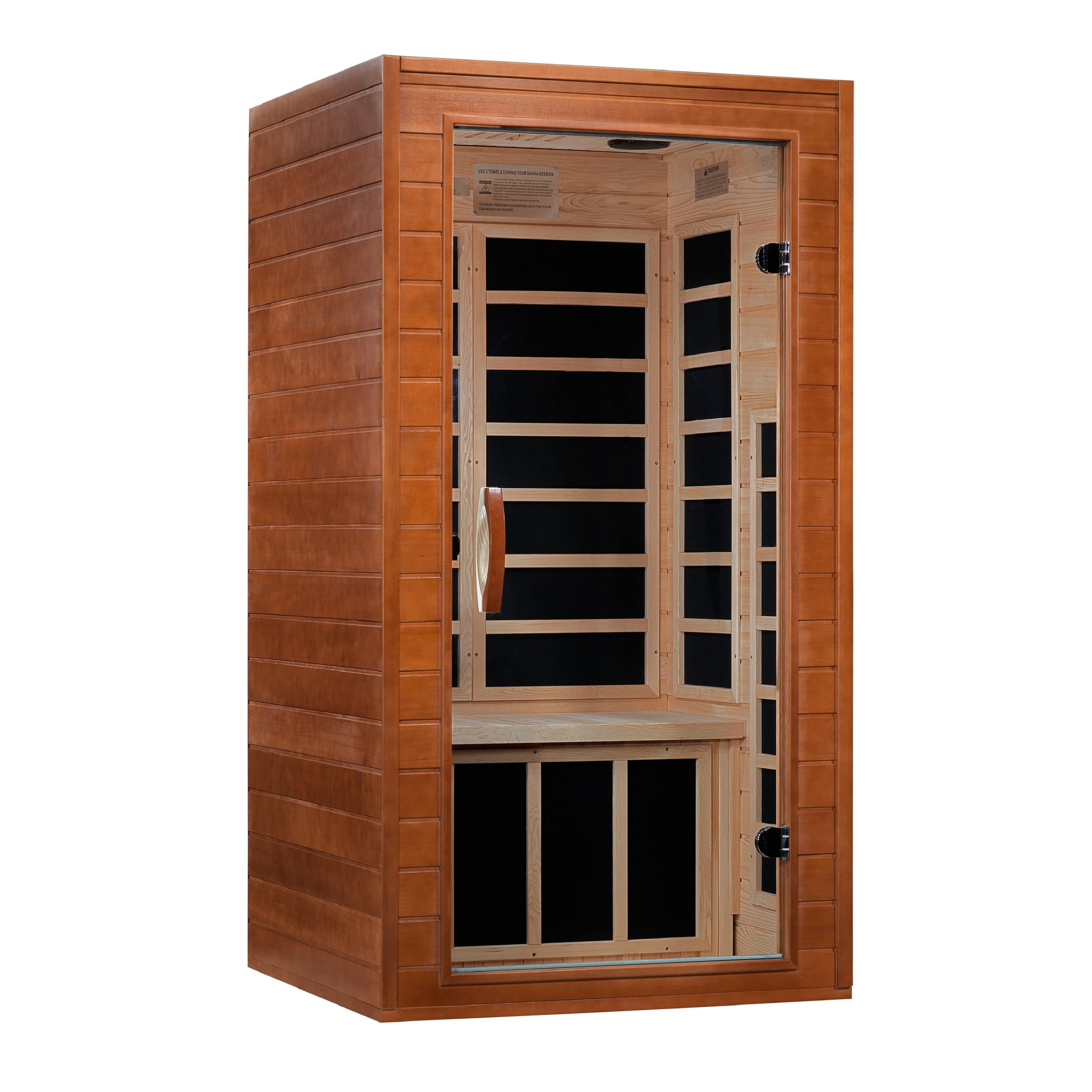 Golden Designs Dynamic "Avila" 1-2 Person Low EMF FAR Infrared Sauna | DYN-6103-01