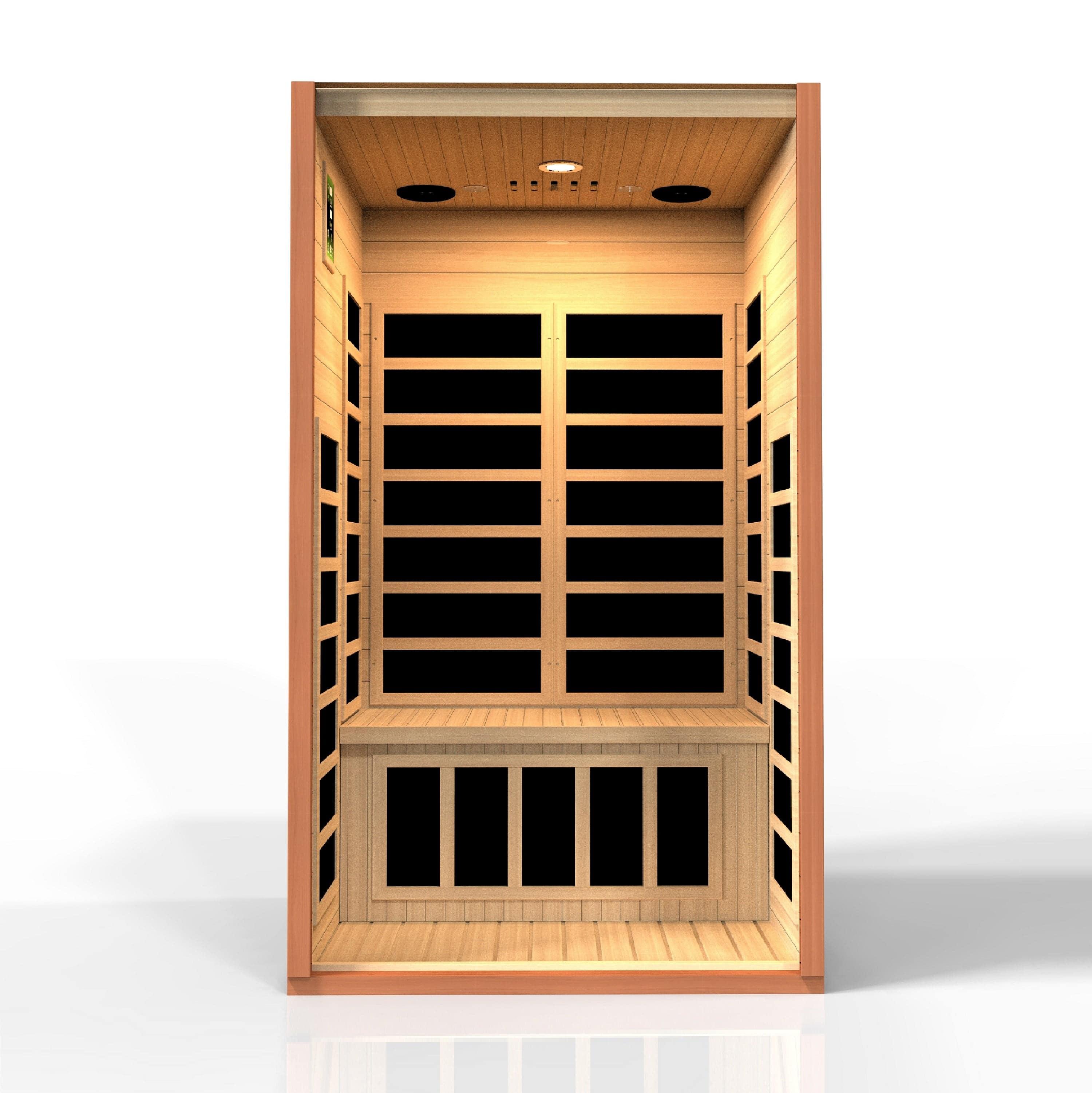 Golden Designs Dynamic "Avila" 1-2 Person Low EMF FAR Infrared Sauna | DYN-6103-01