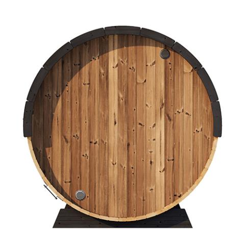 SaunaLife Model EE8G ERGO Series Sauna Barrel 79"L x 91"H (Diameter) Glass Front