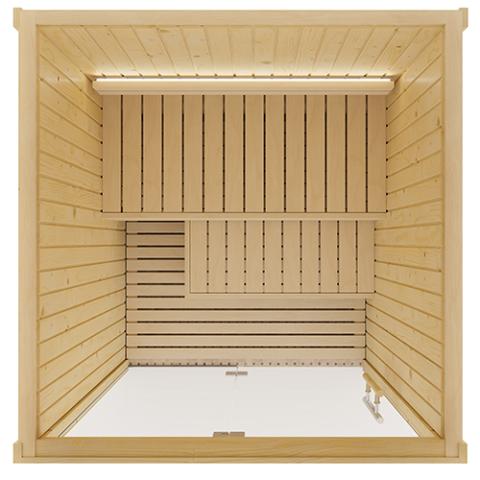 SaunaLife Model X2 XPERIENCE Series Indoor Sauna DIY Kit with LED Light System